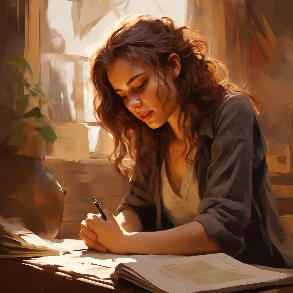 Personne perfectionniste au travail